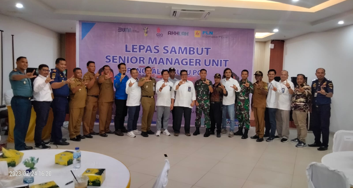 Serah Terima Jabatan Senior Menager PLTU Pangkalan Susu PGU,   Tema  ” Lepas Dengan Senyuman,Sambut Dengan Harapan “