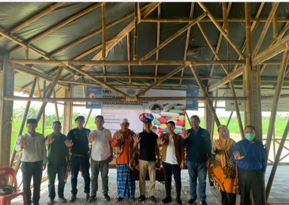 Satgas Gian Sumut dan Kanit Narkoba Polres Belawan Beri Penyuluhan P4GN