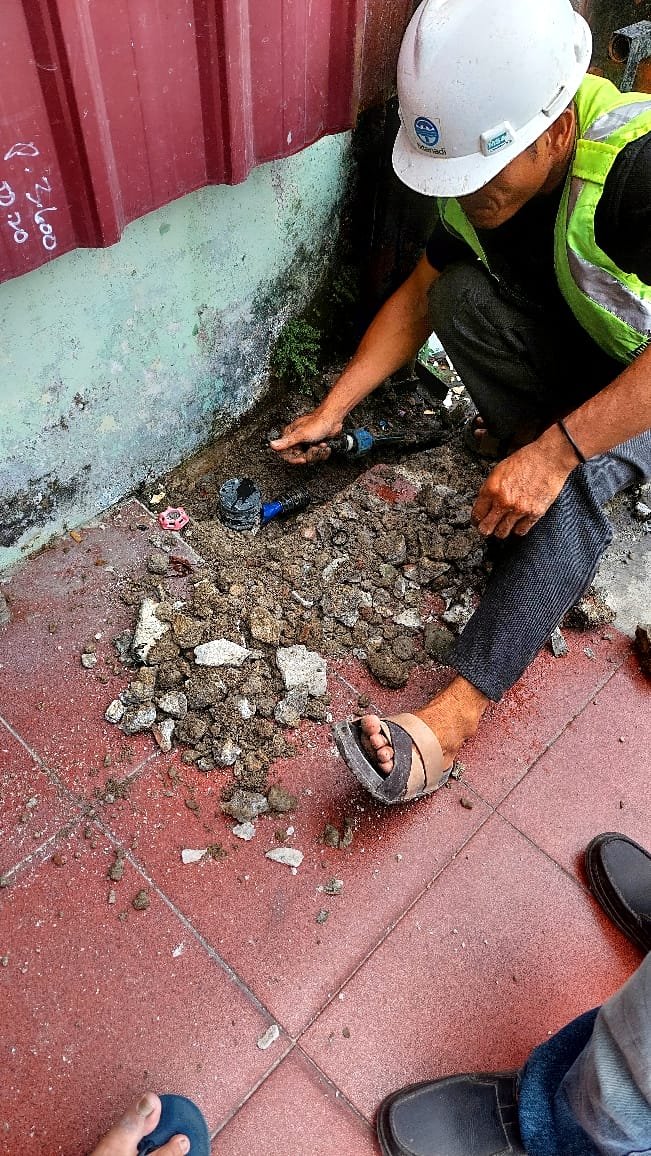 Terkait Air Kotor di Kantor Media, Plh Kacab Denai : Pipa Sumur Bor di Kantor Pewarta Bocor