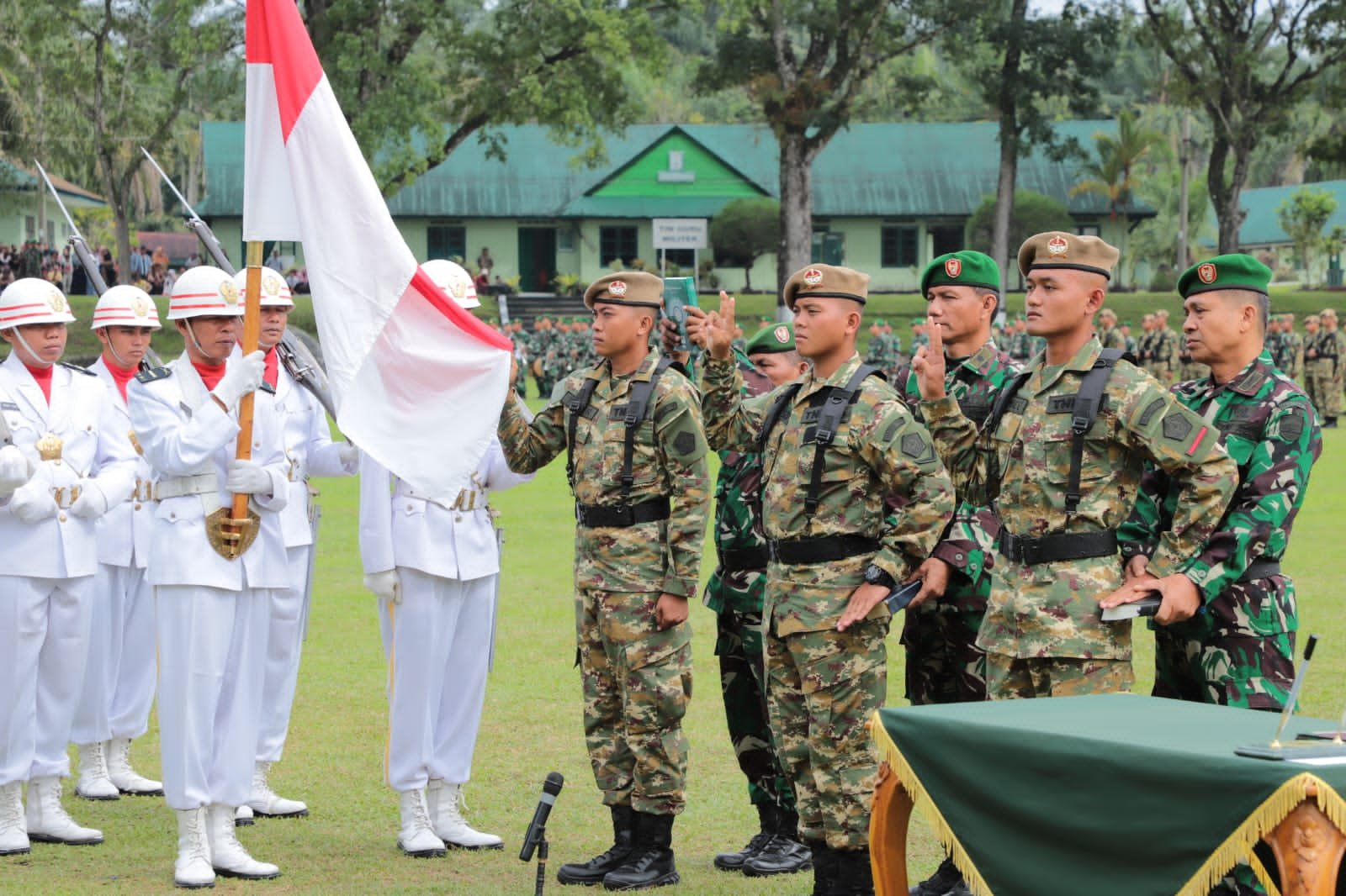 Pangdam I/BB Lantik 500 Orang Menjadi Komcad Hanneg Matra Darat