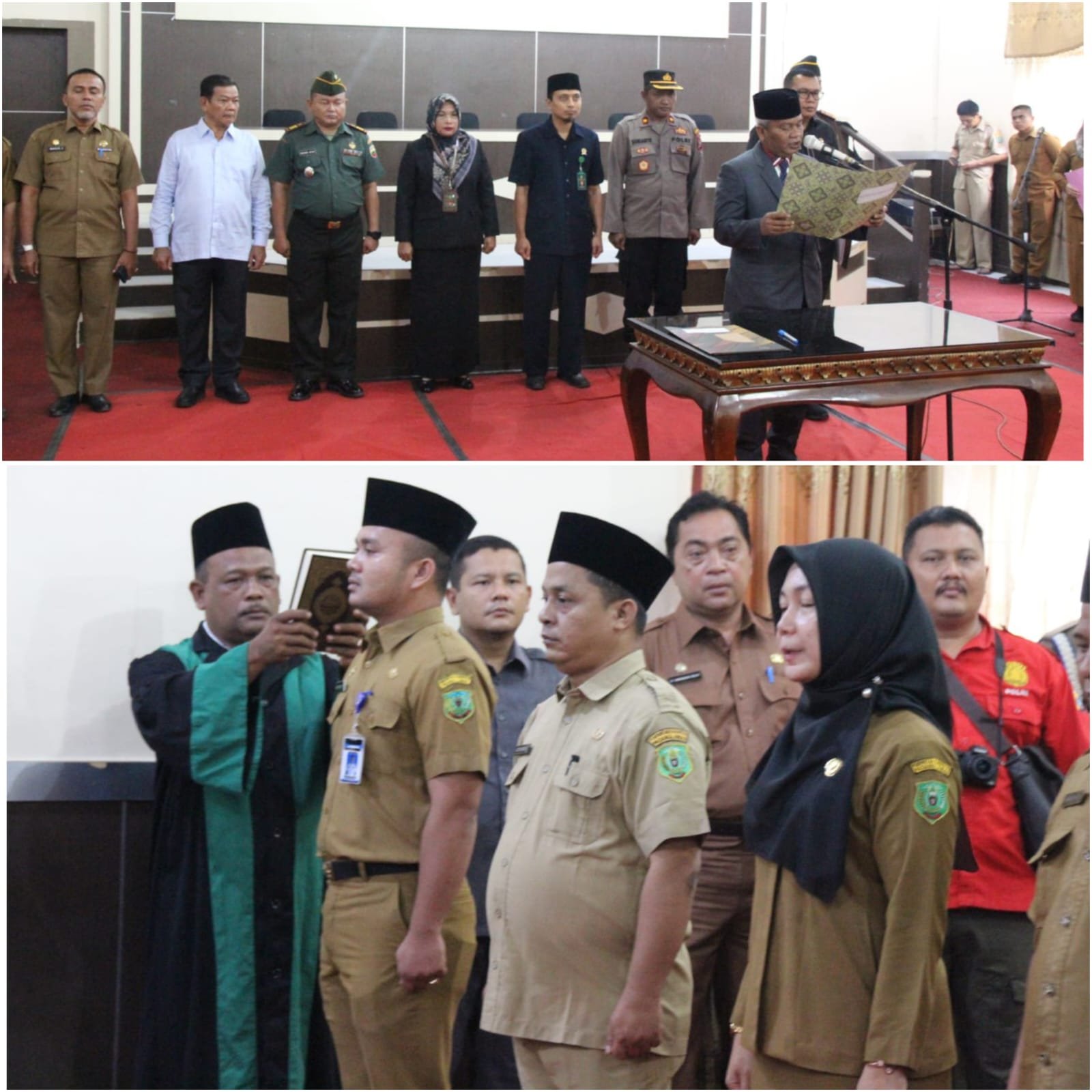 Plt Bupati Palas Lantik 28 Pejabat Administrator dan Pengawas