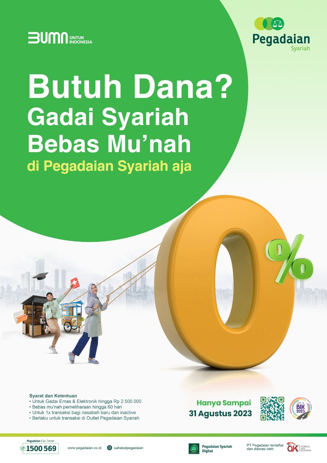 Pegadaian Medan Kucurkan Gadai Tanpa Bunga dari Aceh sampai Sumatera Utara