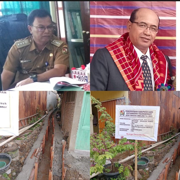Respon Cepat Pembangunan Saluran Air, Camat dan Kades Tanjung Mbelang Patut Diapresiasi