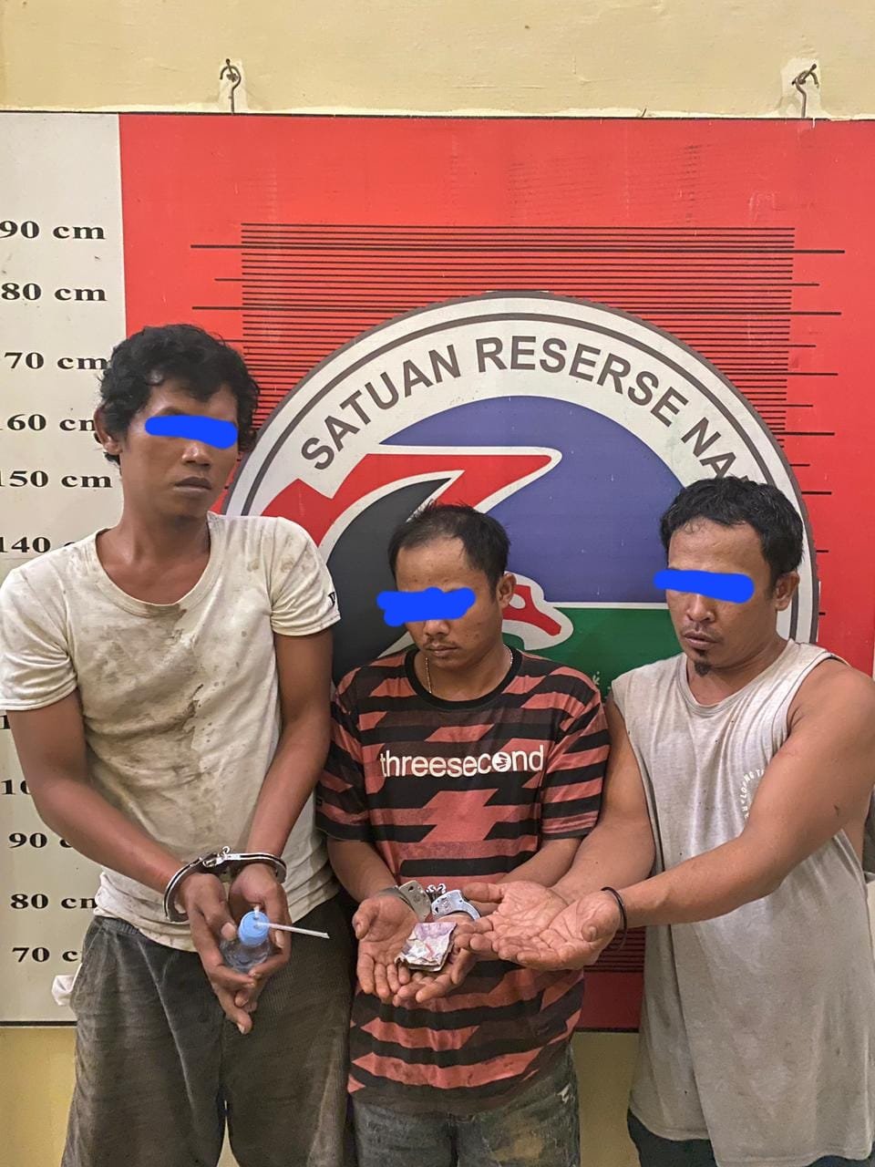 Satresnarkoba Polresta Palas Amankan Tiga Pengangguran