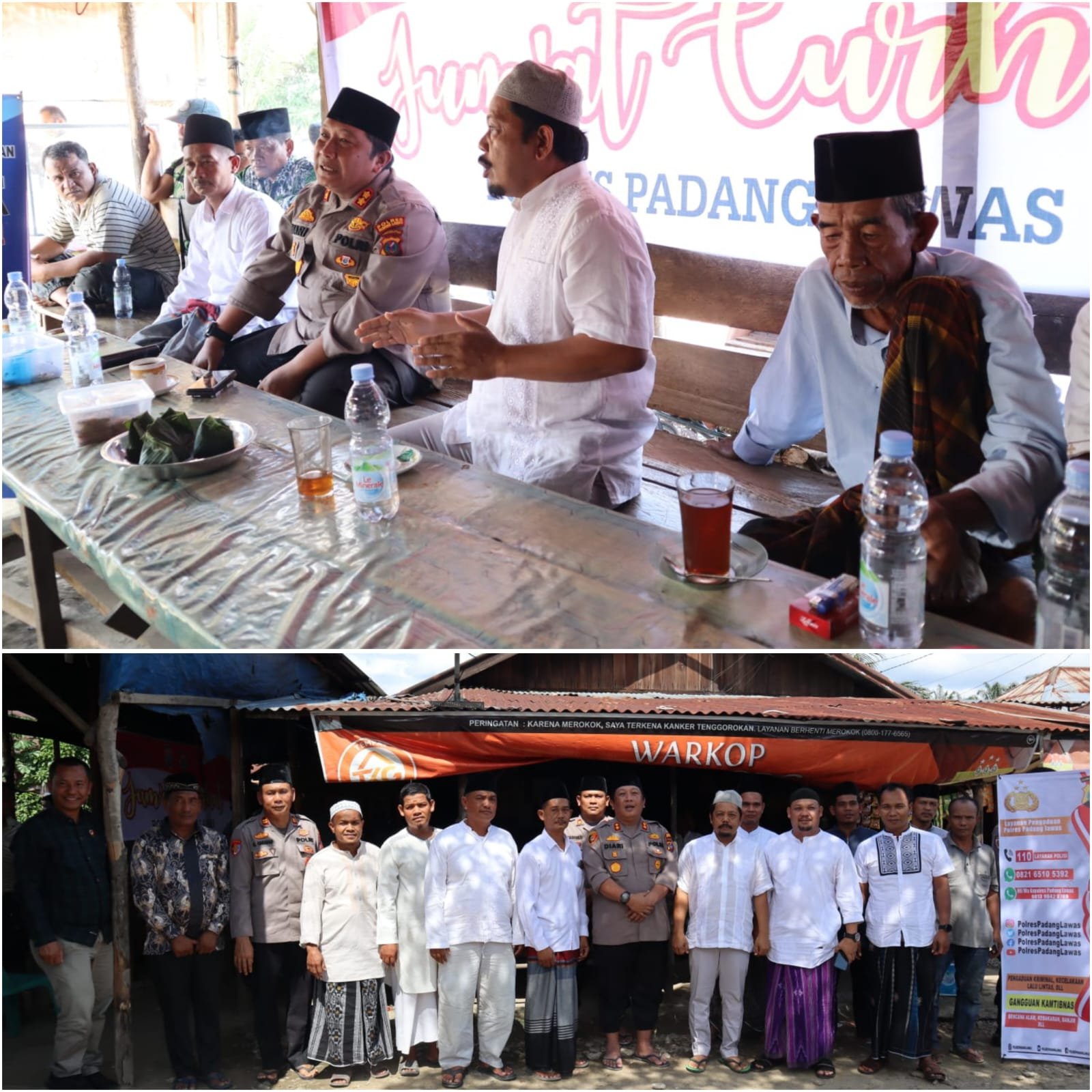 ‘Jumat Curhat’ Kapolres Palas Ajak Masyarakat Saling Berkoordinasi Jaga Kamtibmas
