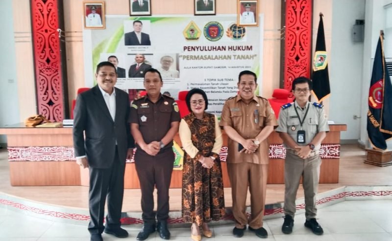 Bupati Samosir Buka Penyuluhan Hukum Permasalahan Tanah