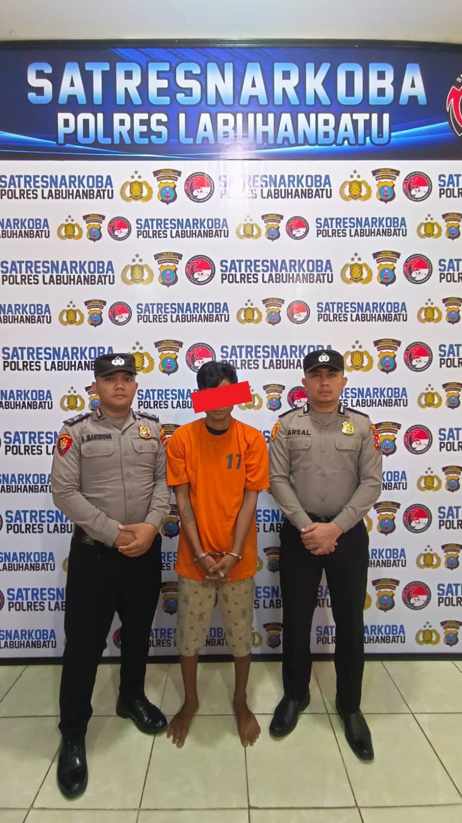 Polres Labuhanbatu Tangkap Pengedar Sabu di Padang Bulan