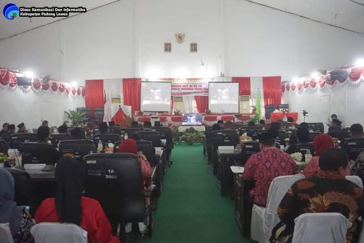 Plt Bupati Palas Hadiri Rapat Paripurna Pidato Kenegaraan Dalam Rangka HUT Ke-78 RI