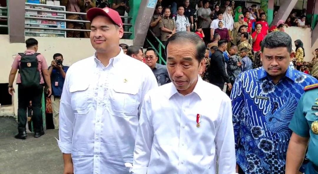 Kunjungi Pasar Sukaramai Medan, Presiden Kaget Harga Telur Sangat Murah