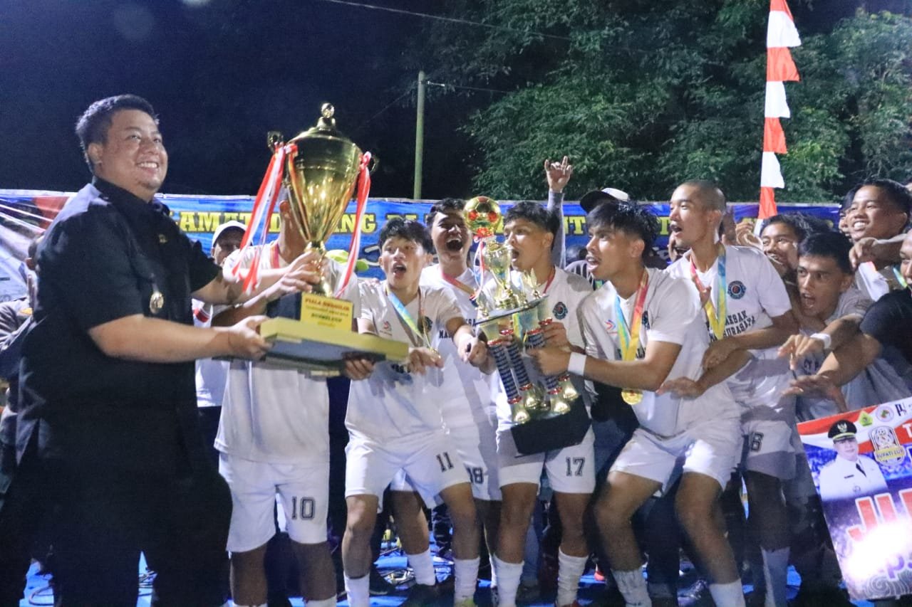 Kalahkan Nainggolan FC 2-1, Antap FC Juara Bupati Cup Samosir