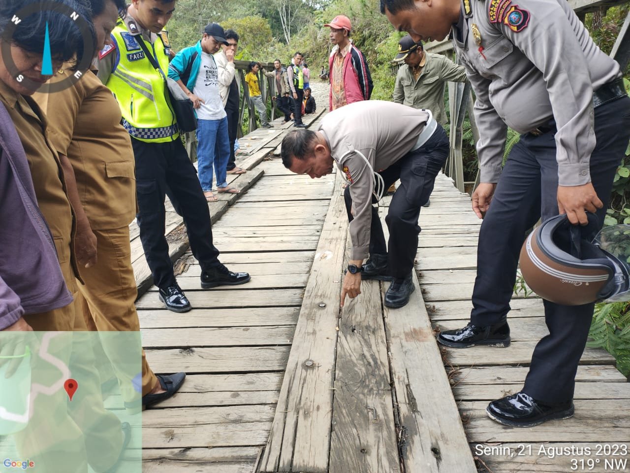 Pelajar SMA Jatuh dari Jembatan dan Terbawa Arus Sungai