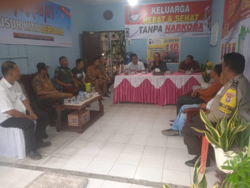 Tim Supervisi Ditres Narkoba Polda Sumut, Tinjau Kampung Tangguh di Pasar Bengkel