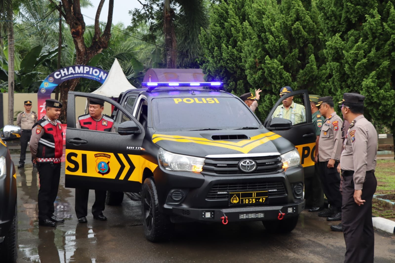 Kapolres Sergai Luncurkan Polisi RW dan Terima Mobil Patroli Pemburu Kejahatan