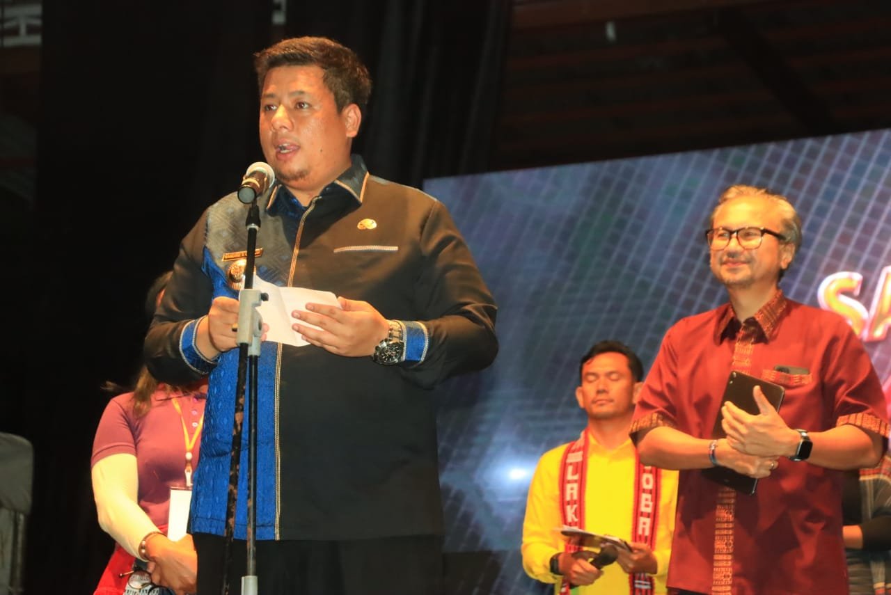 Bupati Samosir, Saksikan SMI 2023 Berkolaborasi Musik Etnik