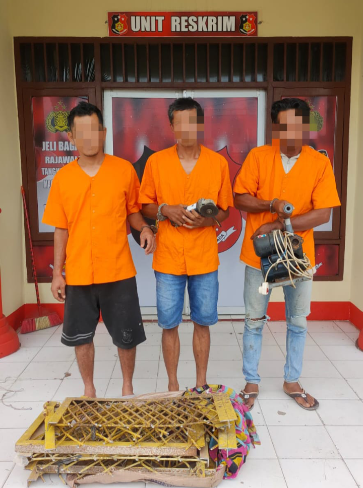 Lagi – Lagi Polsek Pangkalan Susu Ungkap Kasus Pencurian