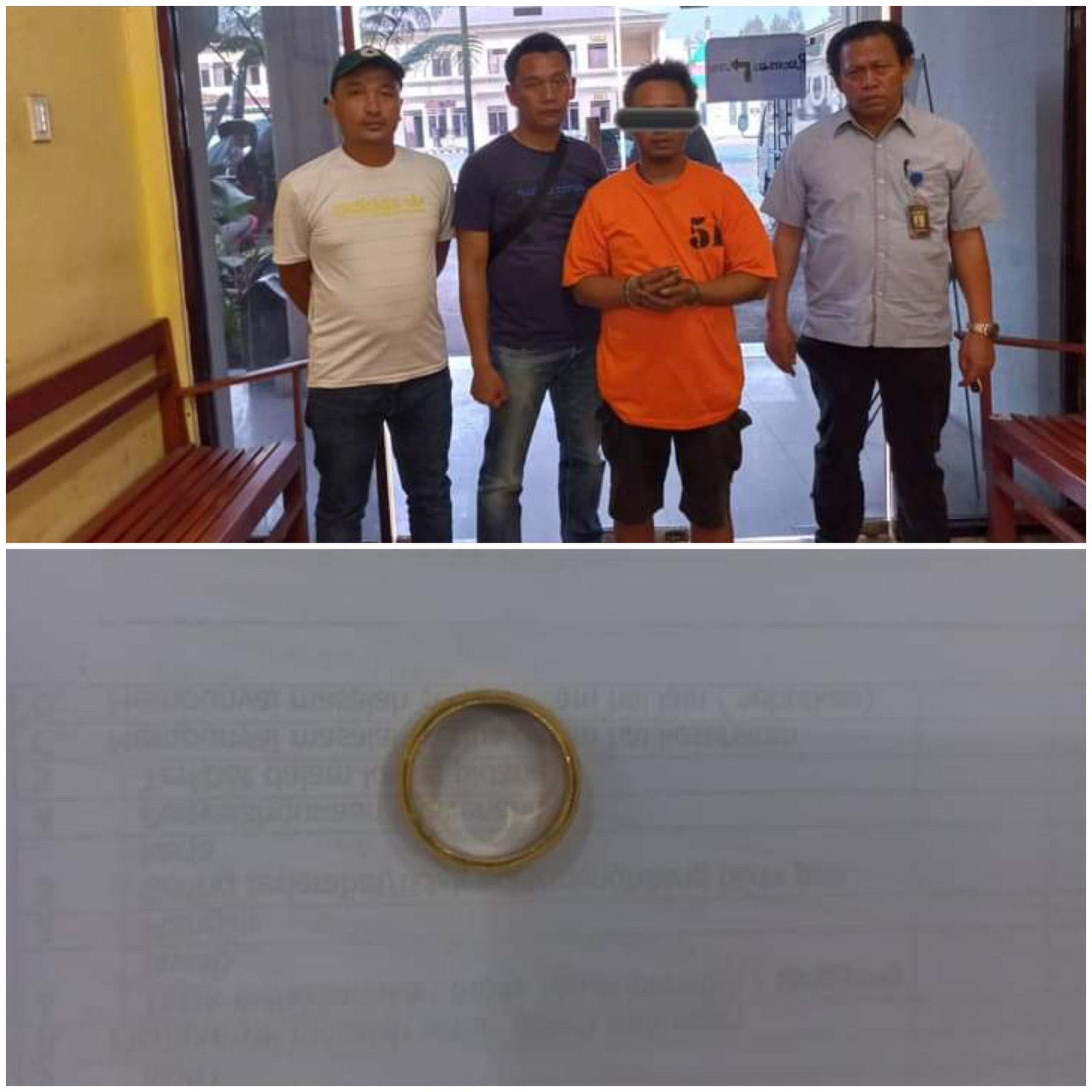 Gegara Mencuri Cincin Emas, JP Ditangkap Satreskrim Tanah Karo
