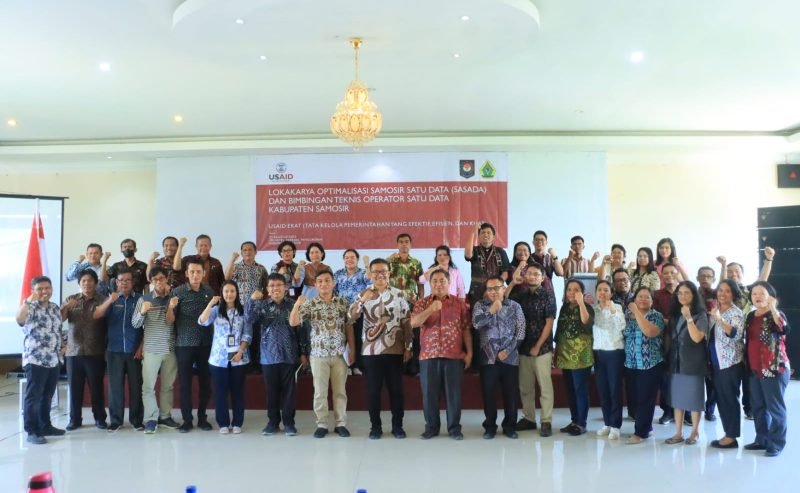 Pemkab Samosir Bersama USAID ERAT Gelar Lokakarya dan Bimtek Operator Sasada