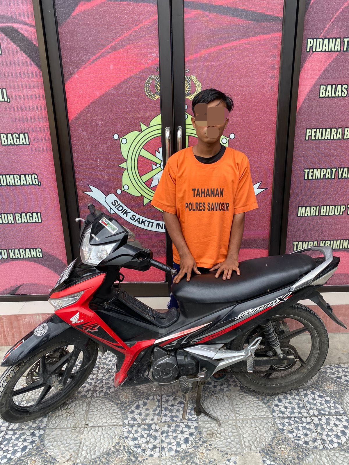 Curi Sepeda Motor, Sat Reskrim Polres Samosir Tangkap Pelaku di Medan