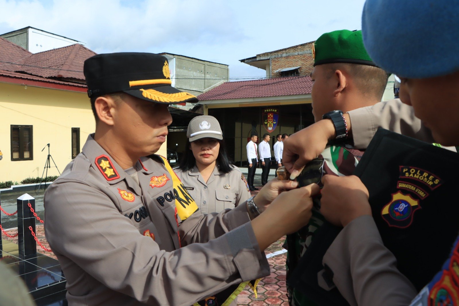 Polres Samosir Gelar Apel Operasi Zebra Toba 2023