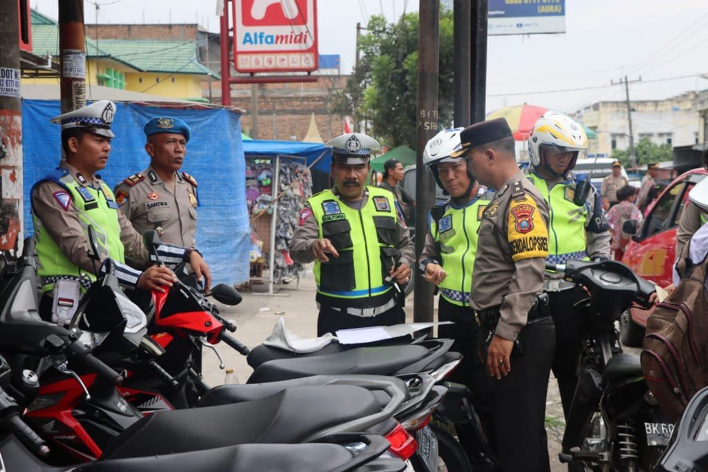 Dua Hari Ops Zebra, Polres Sergai Amankan 29 Sepeda Motor dan 1 Mobil