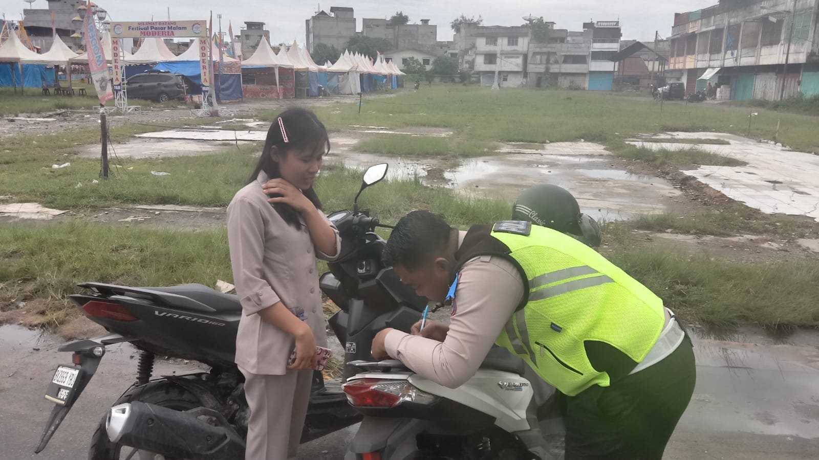 Hari ke-3 Ops Zebra Toba 2023, Polres Labuhanbatu Keluarkan 164 Tilang