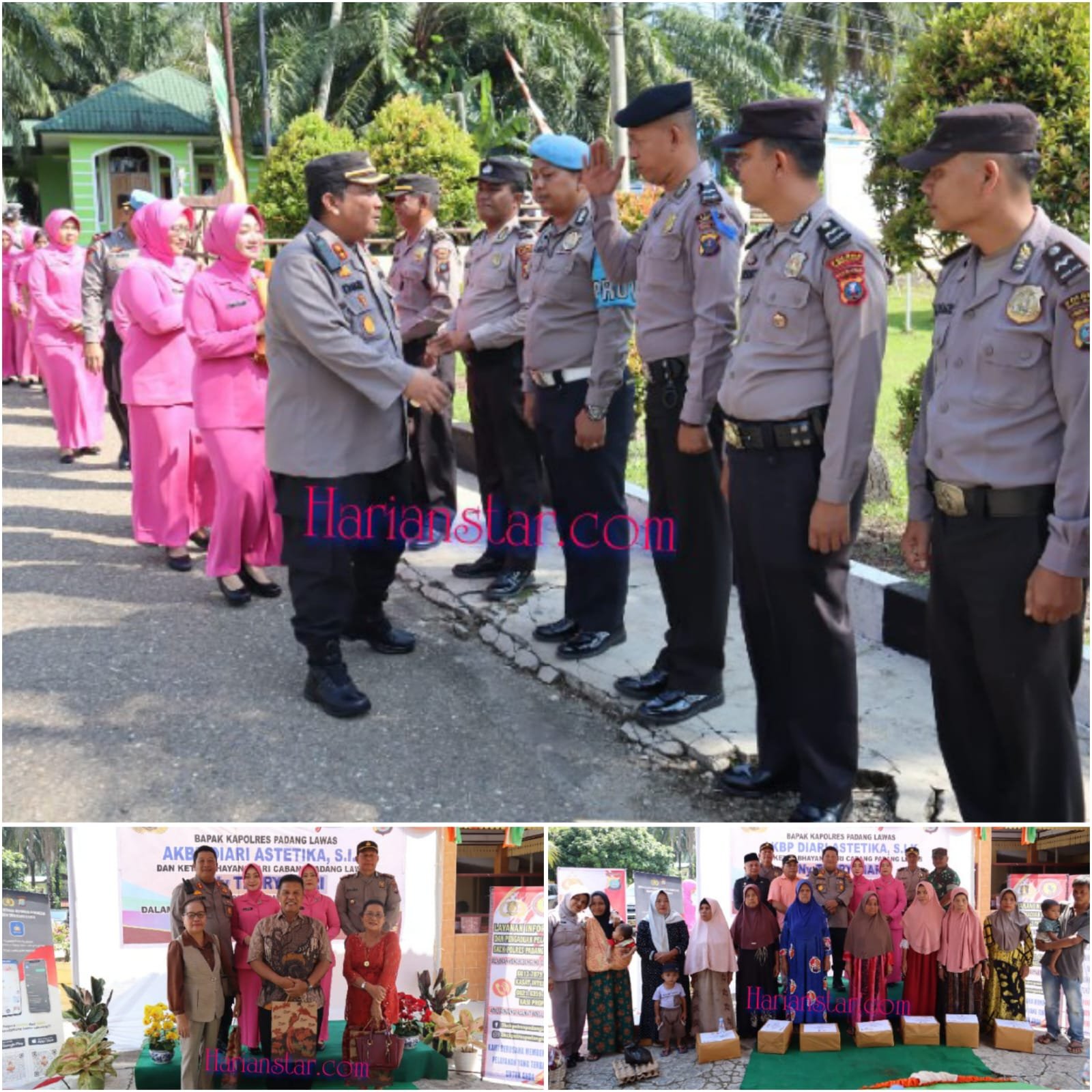 Kunjungan Kerja ke Polsek Sosa, Ini Pesan Kapolres Palas