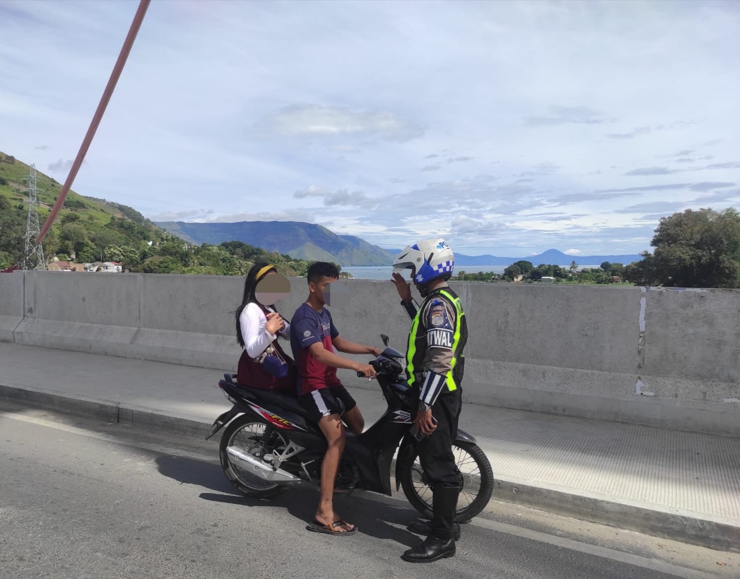 Ops Zebra Toba 2023, Polres Samosir Tilang 25 Pelanggar Lalu Lintas