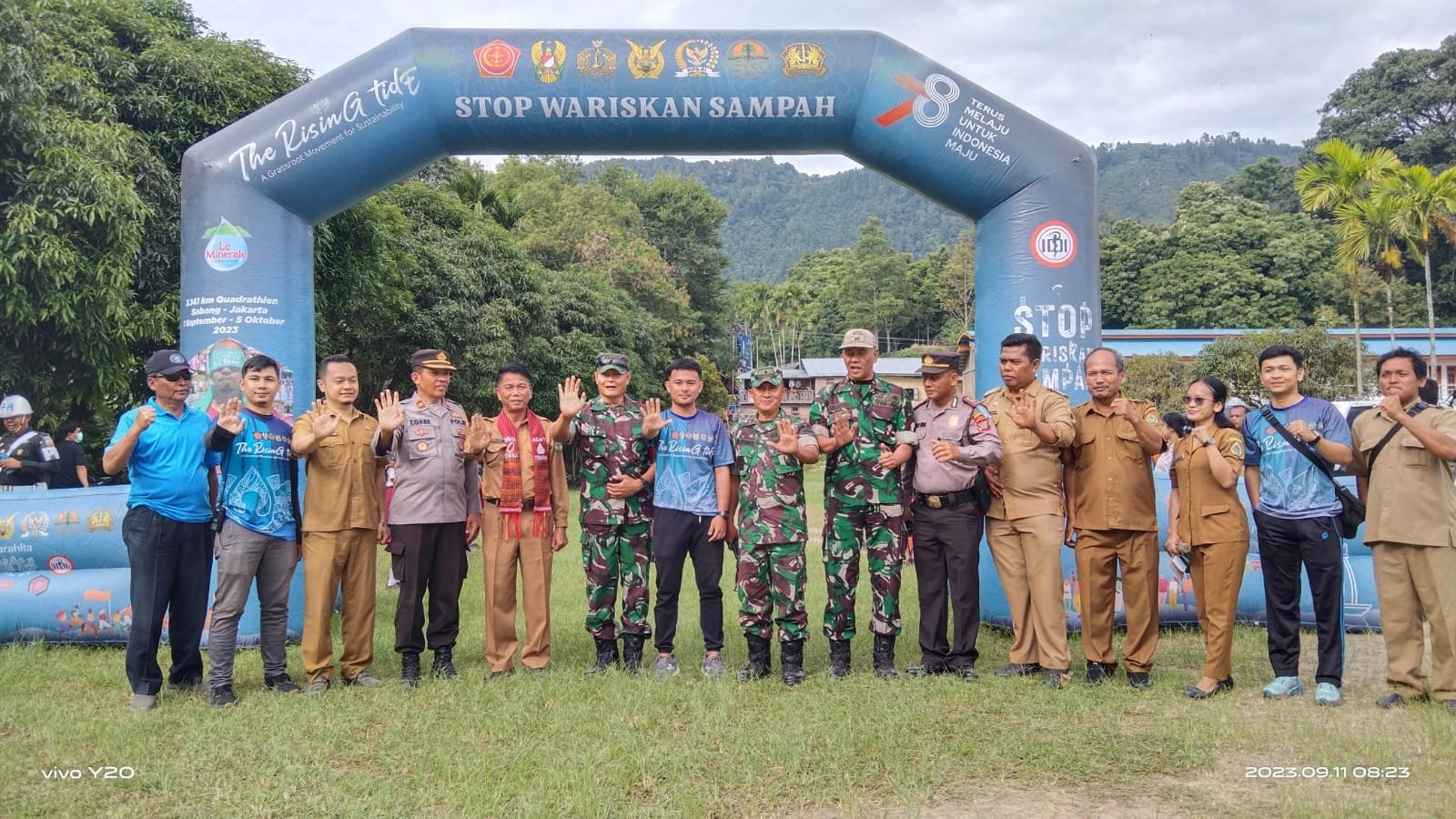 Bupati Samosir Lepas Tim Pembawa Pesan The Rising Tide – A Resonance 2023