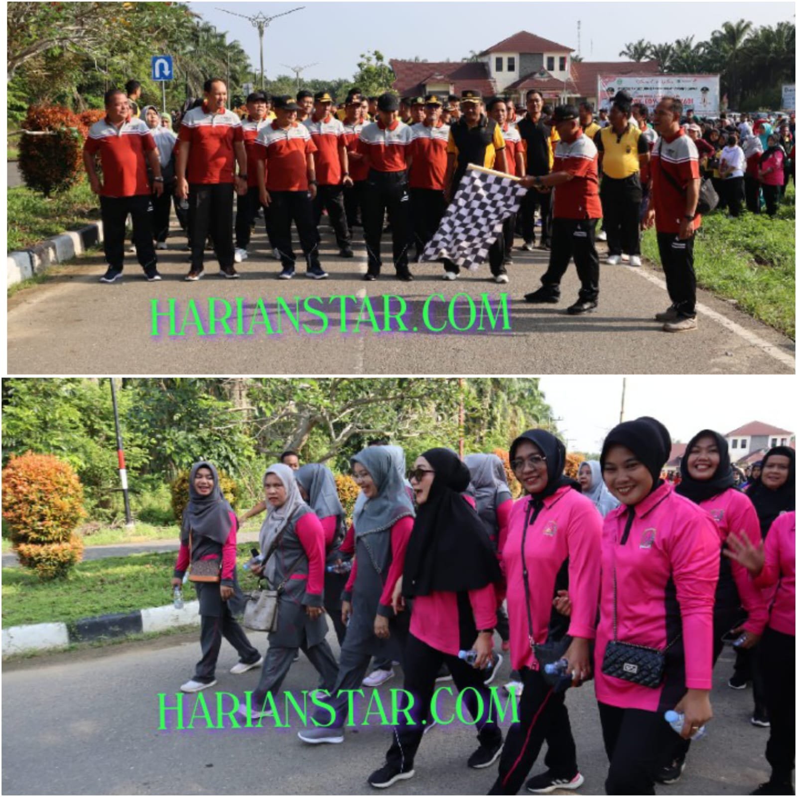Plt Bupati Lepas Jalan Santai Pada Peringatan Haornas Ke-40 Tingkat Kabupaten Palas