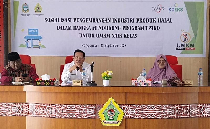 Pemkab Samosir Gelar Sosialisasi Pengembangan Industri Produk Halal
