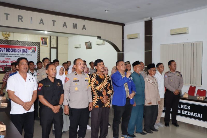 Gelar FGD Topik Narkoba Musuh Bersama, Polres Sergai Menerima Banyak Masukan