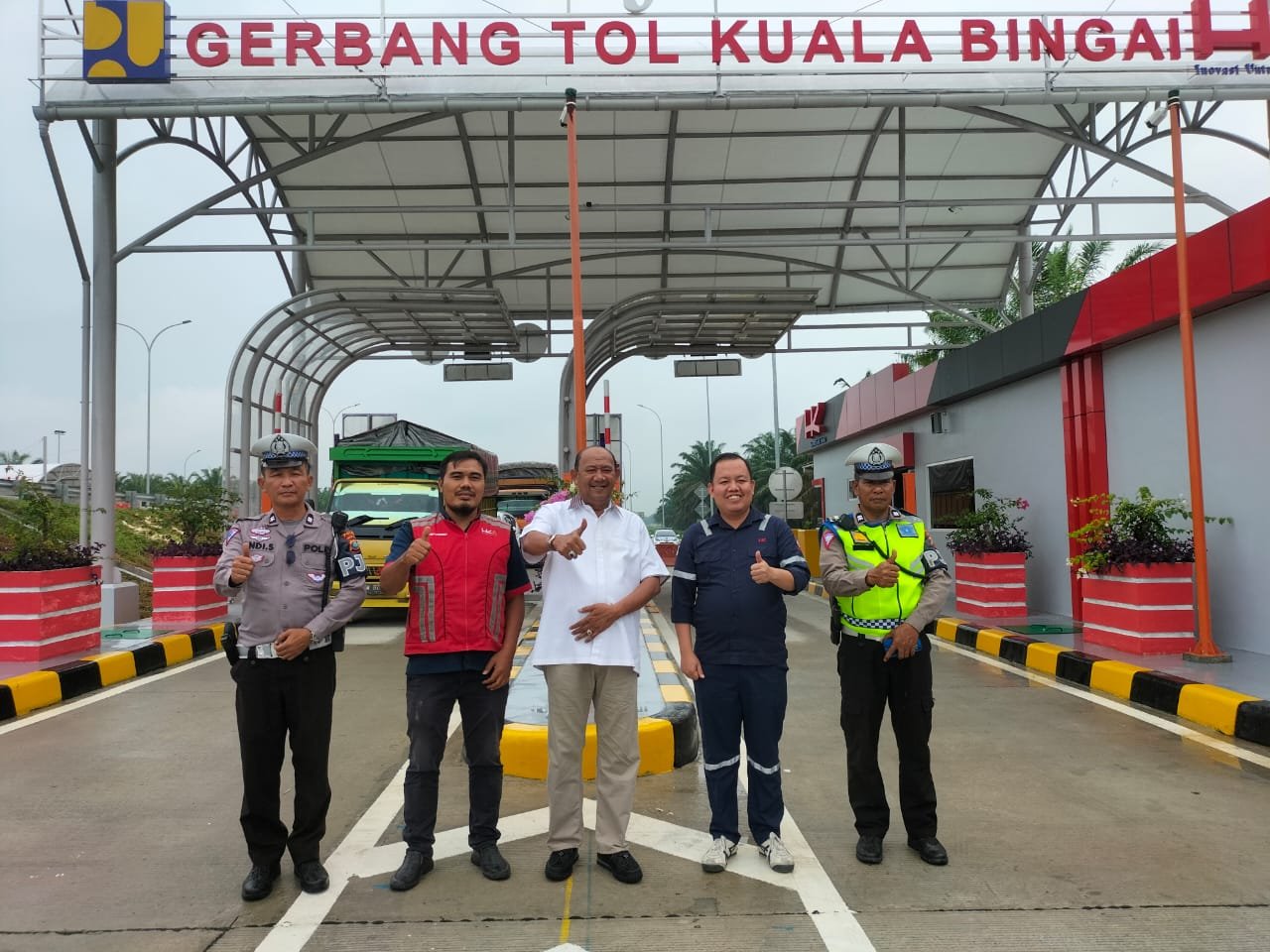 Gerbang Tol Kwala Bingai Stabat Resmi Dibuka Plt.Bupati Langkat