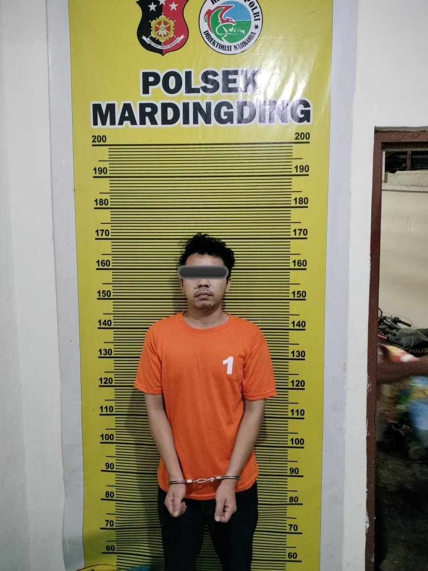Polsek Mardingding Tangkap Pelaku Penggelapan Uang Hasil Penjualan Indomaret Lau Baleng