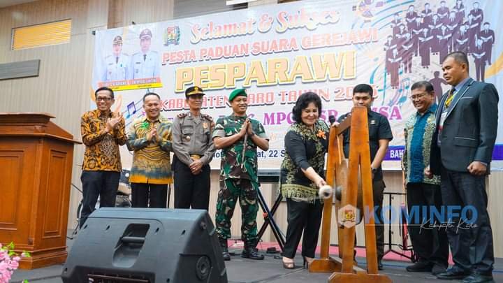 Bupati Karo Buka Acara Pesta Paduan Suara Gerejawi Tahun 2023