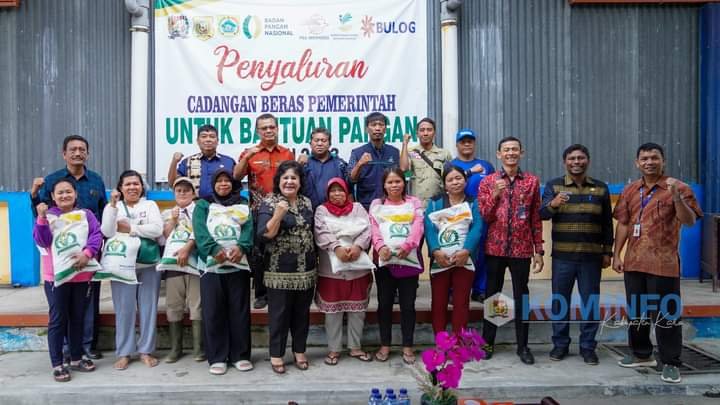 Bupati Karo Launching Penyaluran Cadangan Pangan Pemerintah Untuk Bantuan Pangan Tahap 2