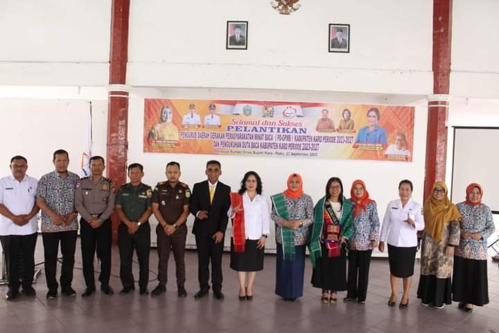 Wabup Karo Hadiri Pelantikan PD-GPMB Kabupaten Karo Periode 2023-2027