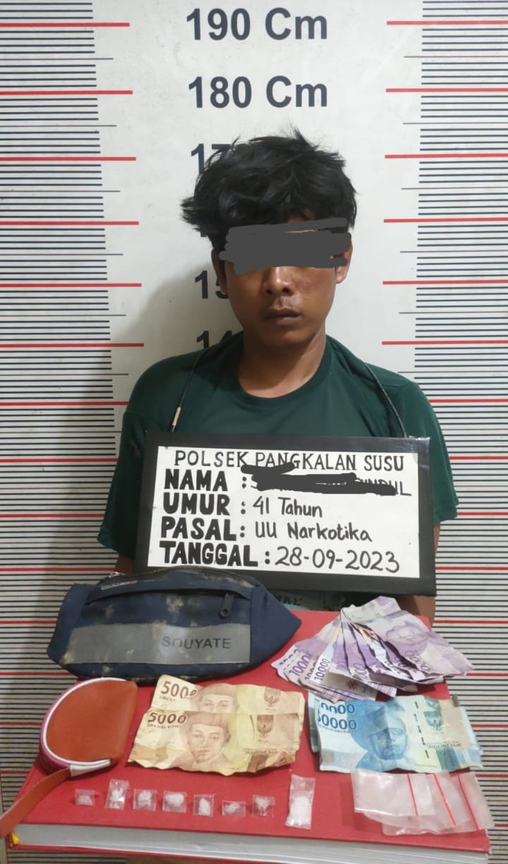 Jual Beli Sabu Resahkan Masyarakat, Gundul Diamankan Polsek Pangkalan Susu