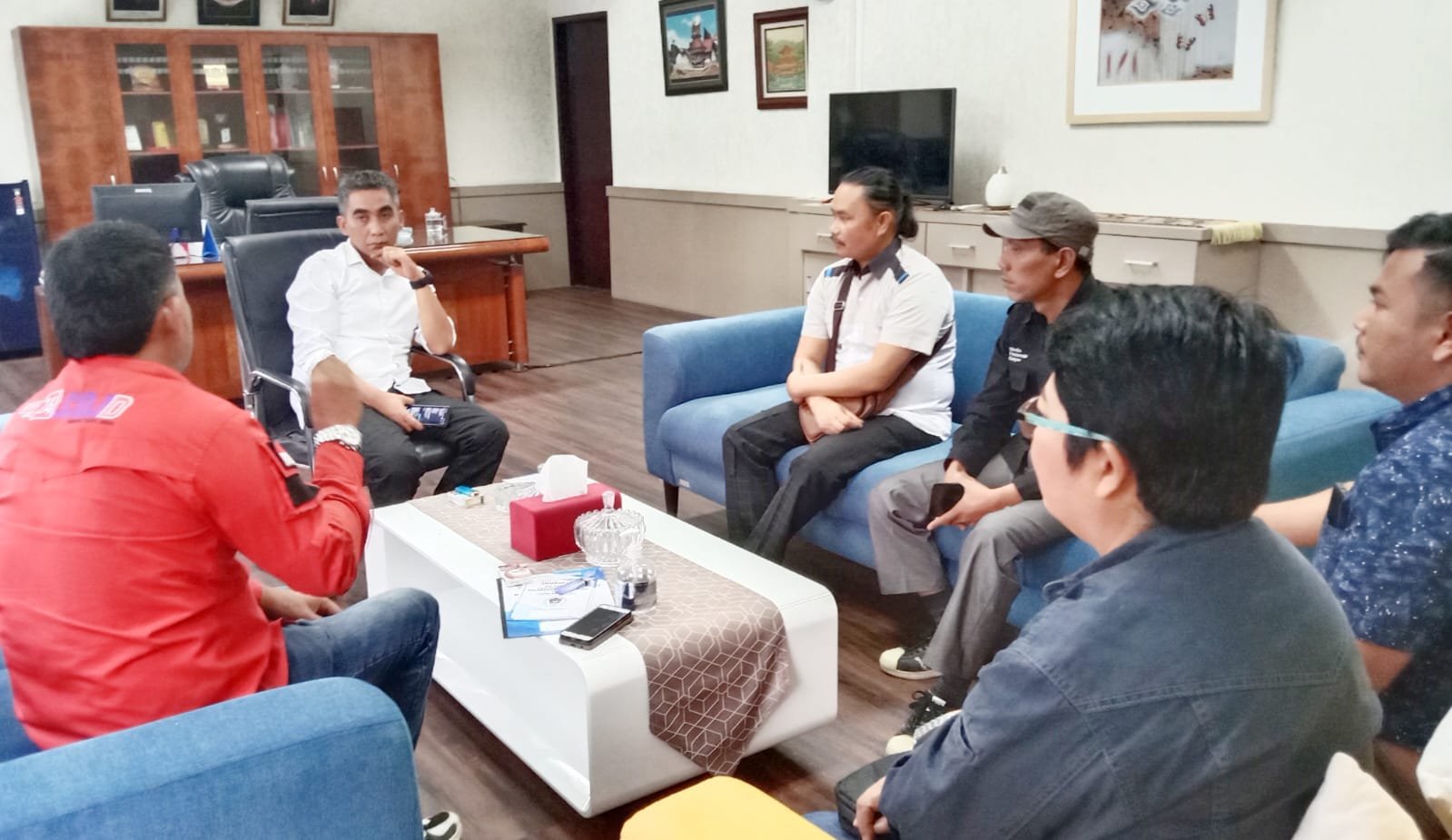 Wakil Bupati Karo Terima Audensi Panitia Pelantikan DPC PWDPI Kabupaten Karo