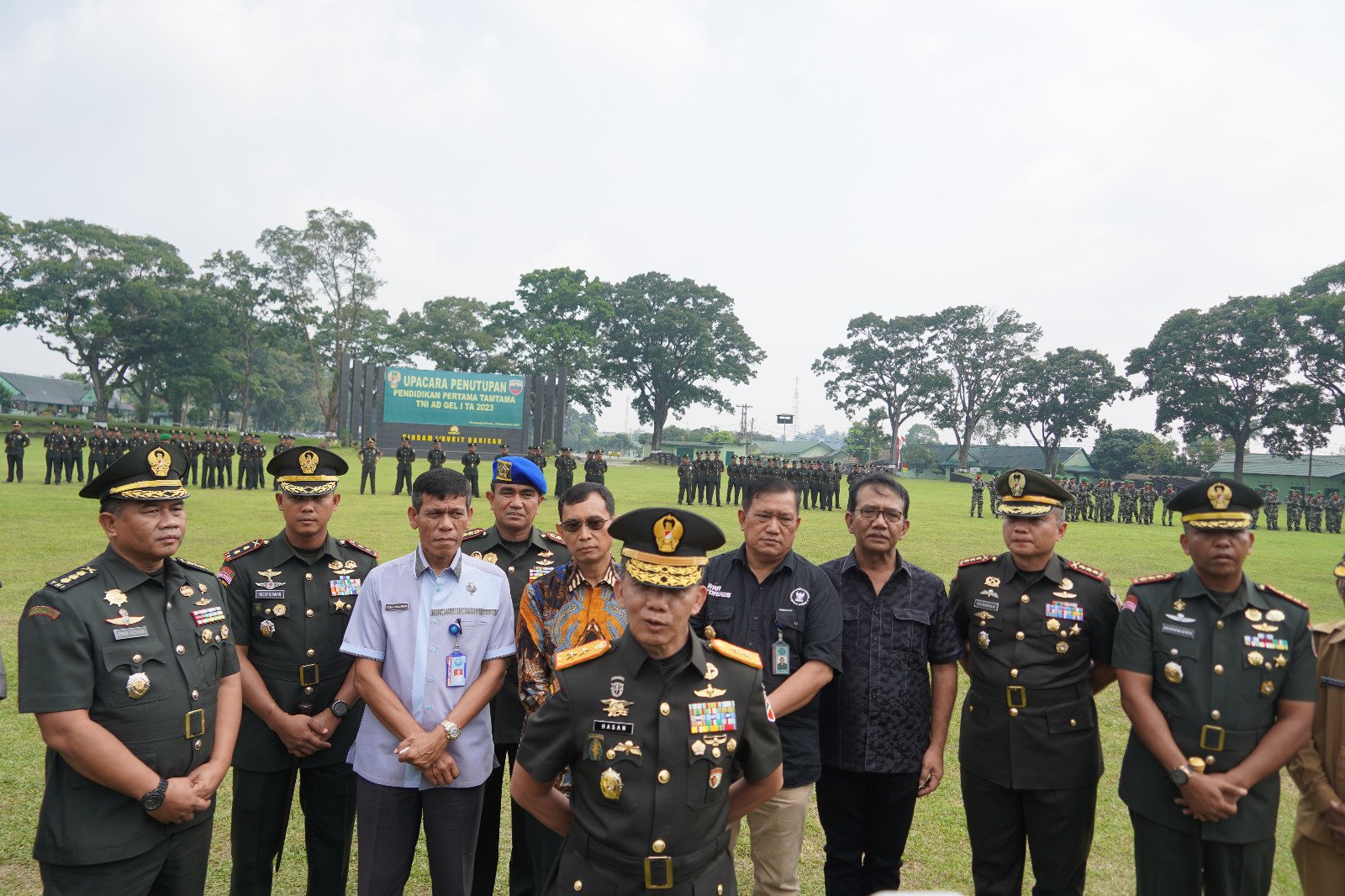 Pangdam I/BB Pimpin Upacara Penutupan Dikmata TNI AD Gelombang I 2023
