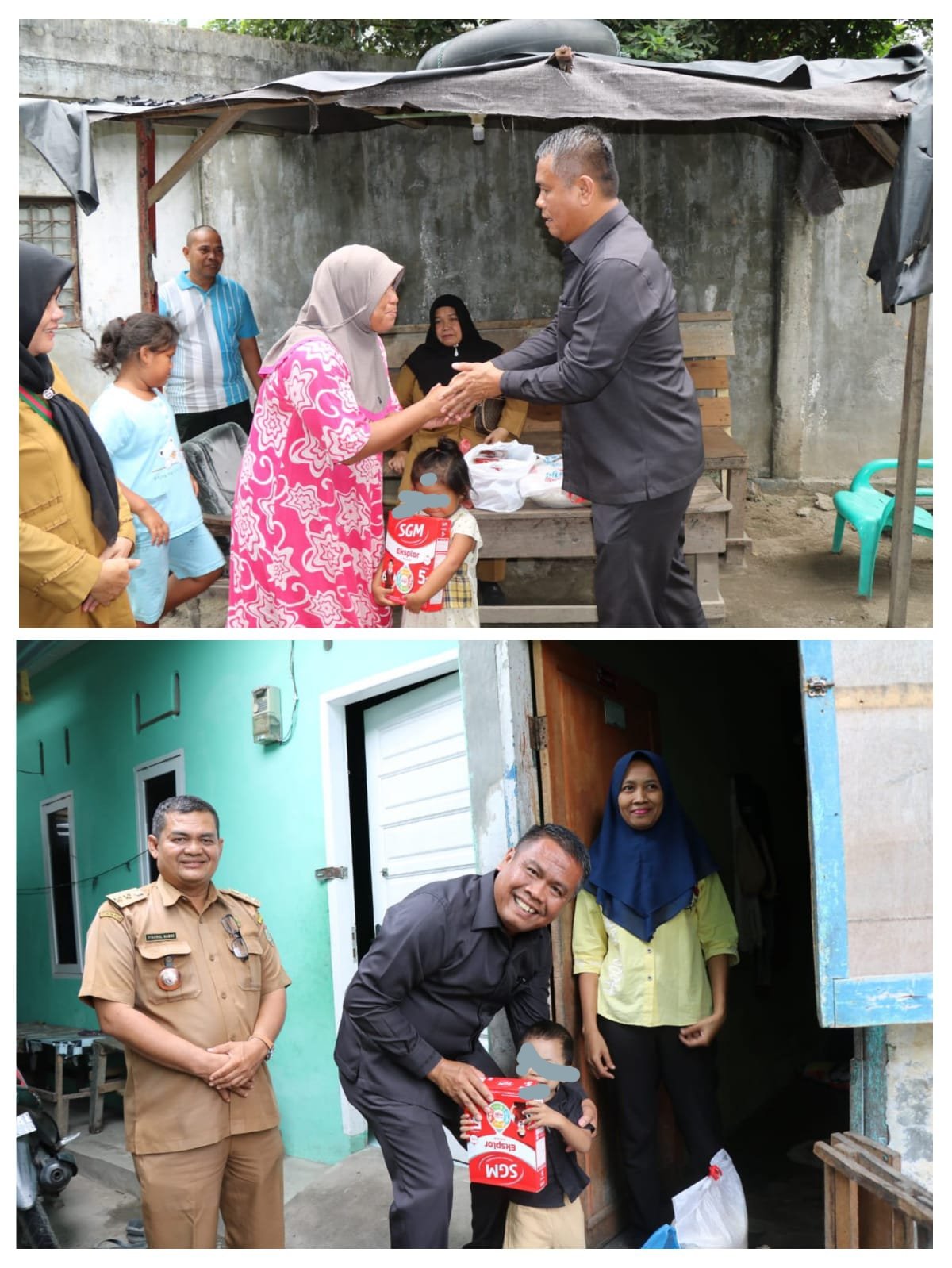 Ketua DPRD Asahan Bantu Anak Stunting