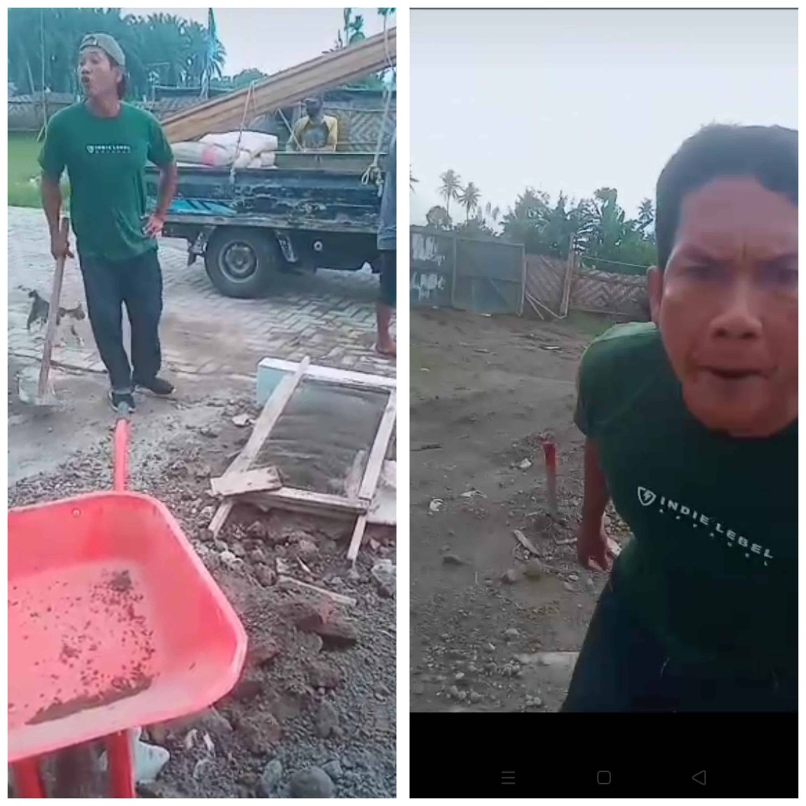 Preman Hentikan Pembangunan Rumah di Sunggal