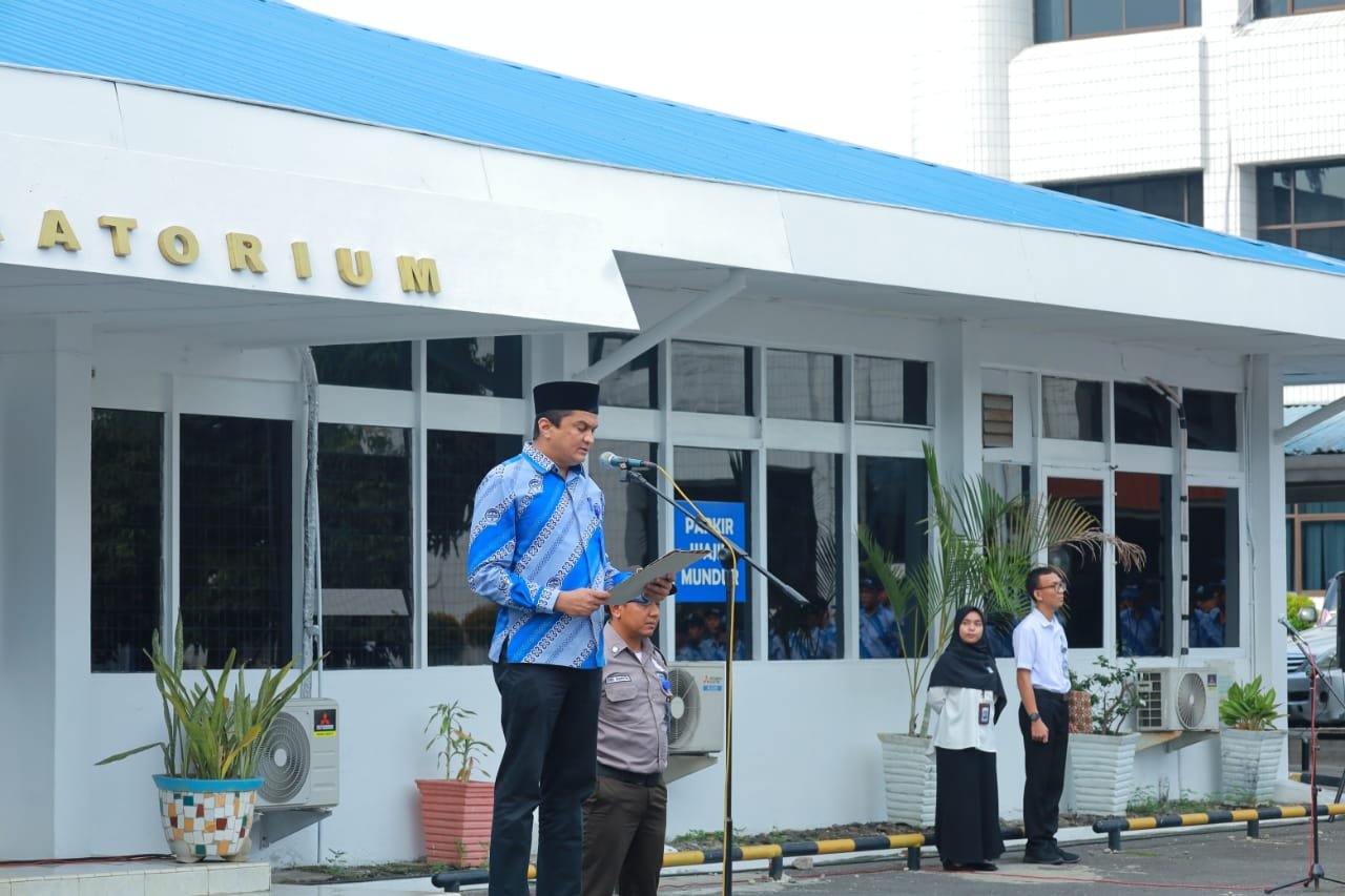 Upacara HUT ke 118 Perumda Tirtanadi Dilaksanakan dengan Hikmat dan Sederhana