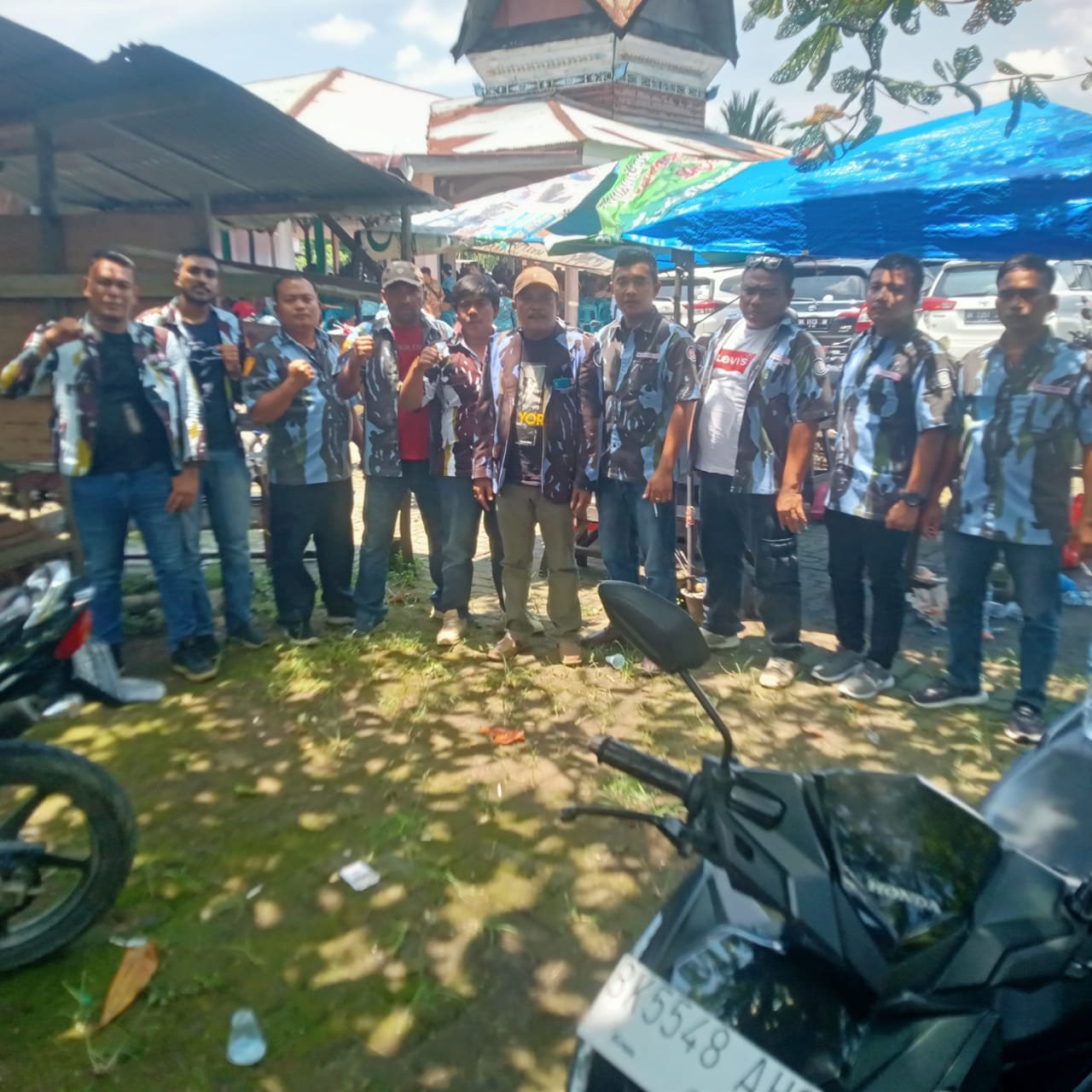 Kunker Bupati Deli Serdang di Pancur Batu, IPK Kecamatan Pancur Batu Lakukan Pengamanan