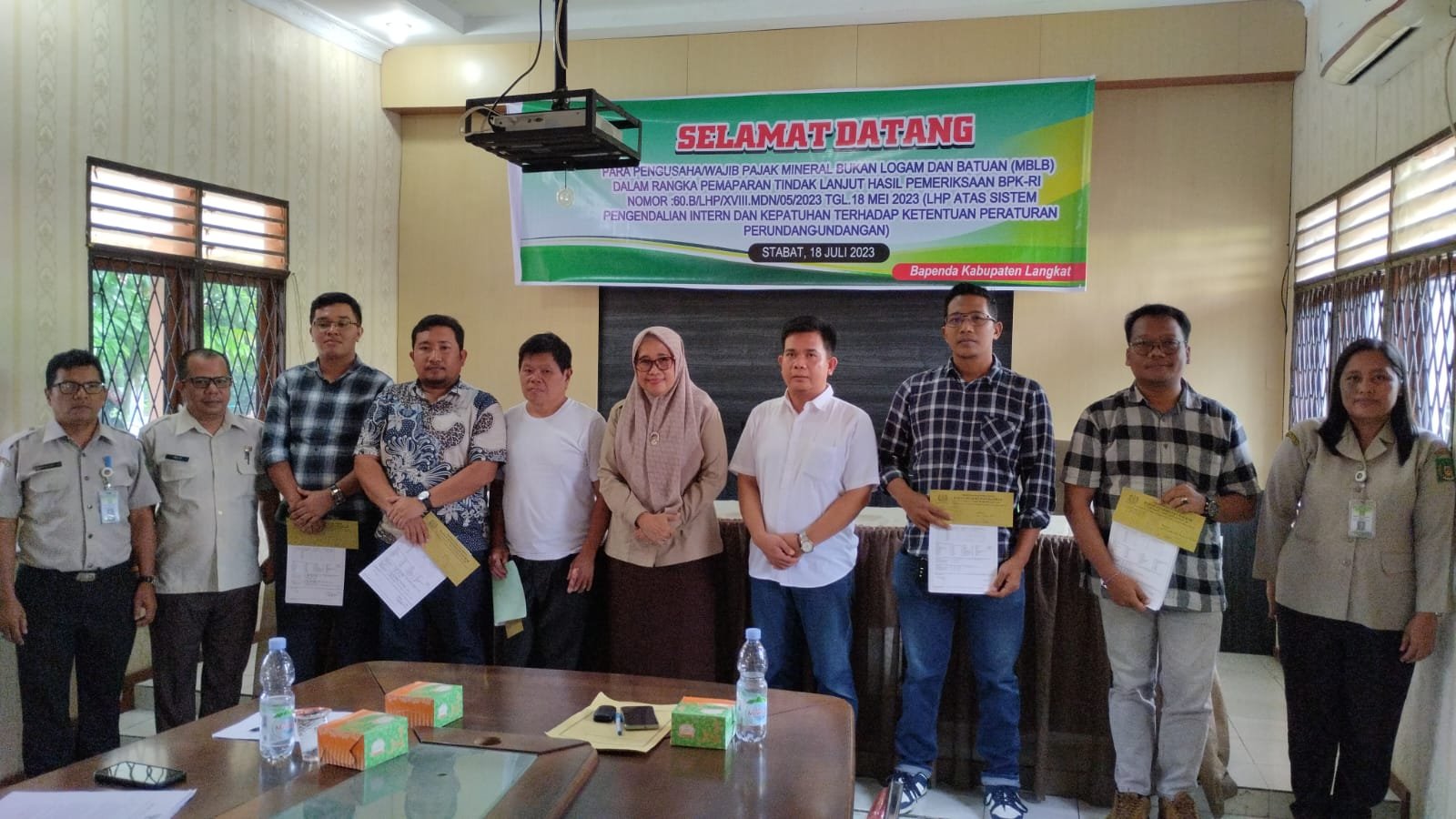 22 Wajib Pajak Siap Bayar Tunggakan MBLB ke Bapenda Langkat
