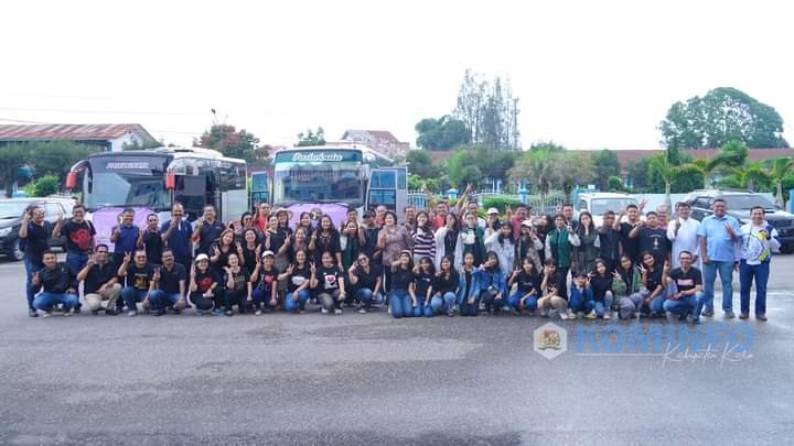 Bupati Karo Lepas Peserta Pesparani Kabupaten Karo Tahun 2023