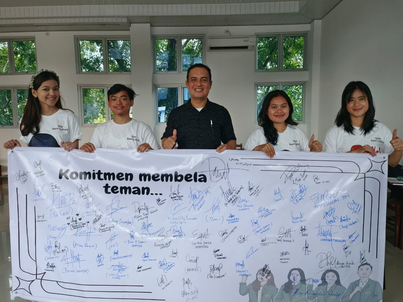 Para Dosen Mendukung Tim Fortune dalam Perjuangan Melawan Kekerasan Seksual di USU