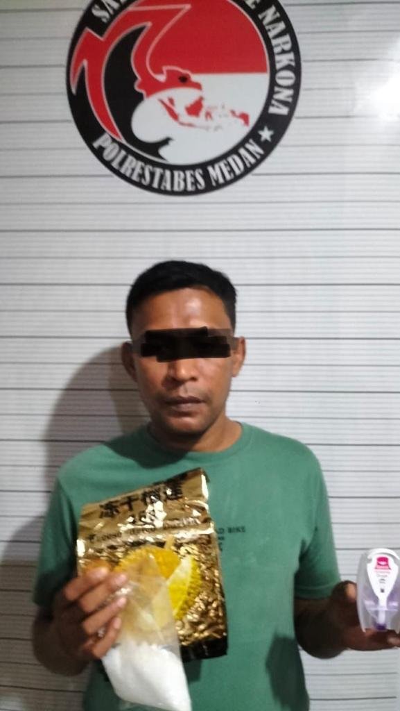 Satnarkoba Polrestabes Medan Tangkap Pengedar 10 Kg Sabu di Johor
