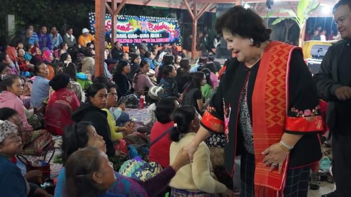 Bupati Karo Hadiri Pesta Tahun di Desa Sukajulu