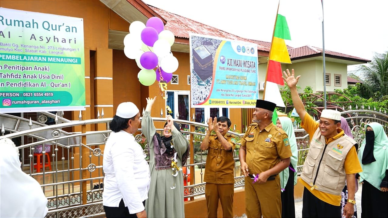 Plt Bupati Langkat Resmikan Rumah Al Qur’an Al-Asyhari