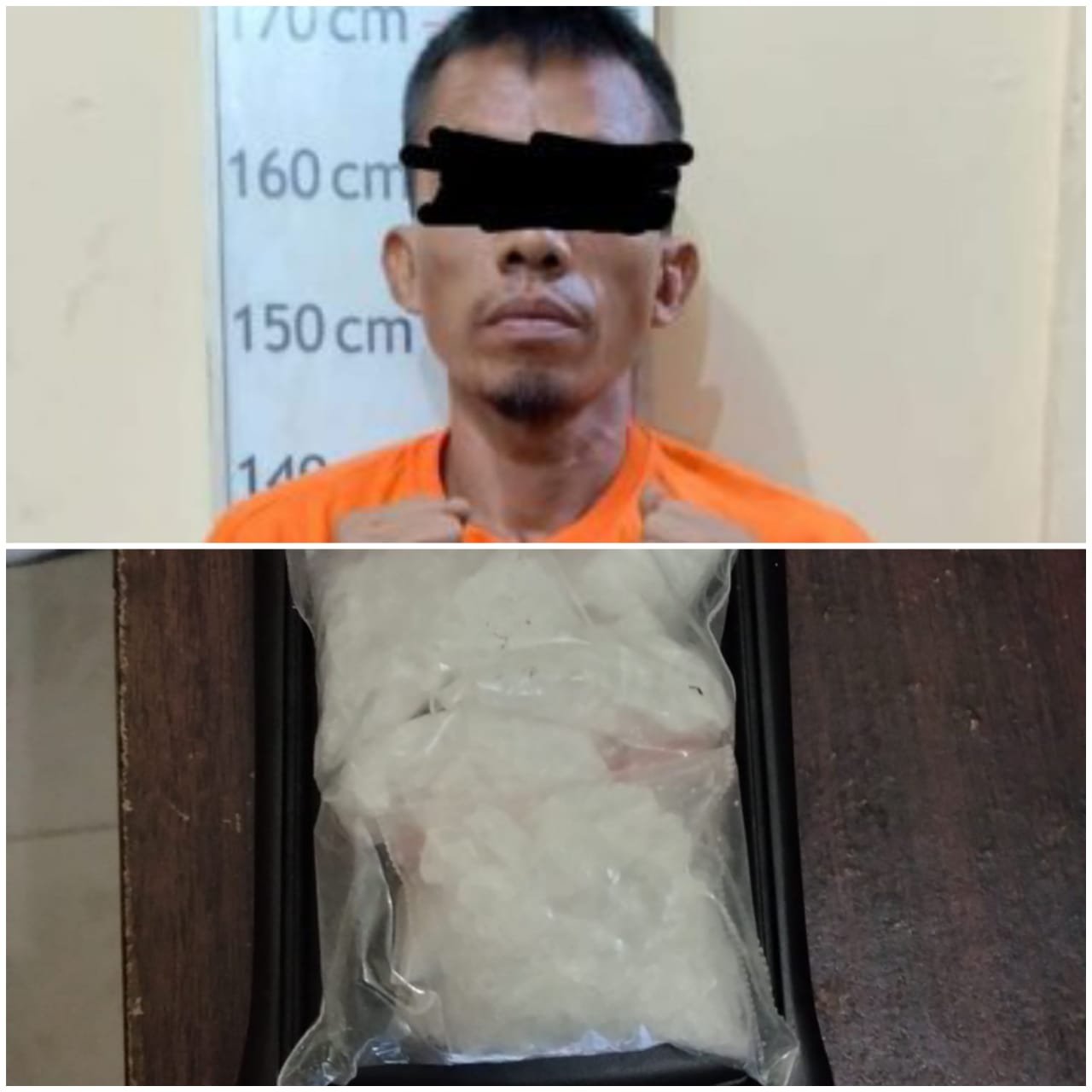 Pengedar Diciduk di Warung Kopi, 7 Paket Sabu Diamankan